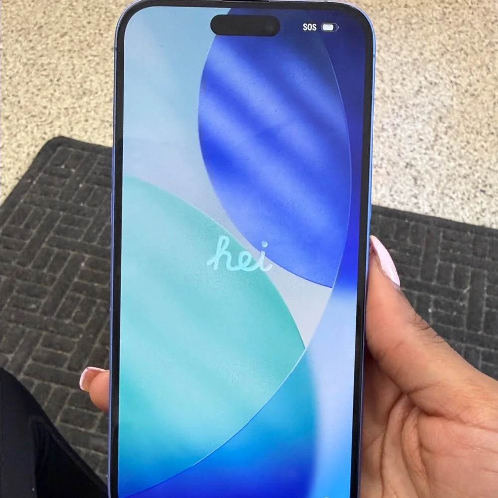 Apple iPhone in Vibrant Blue